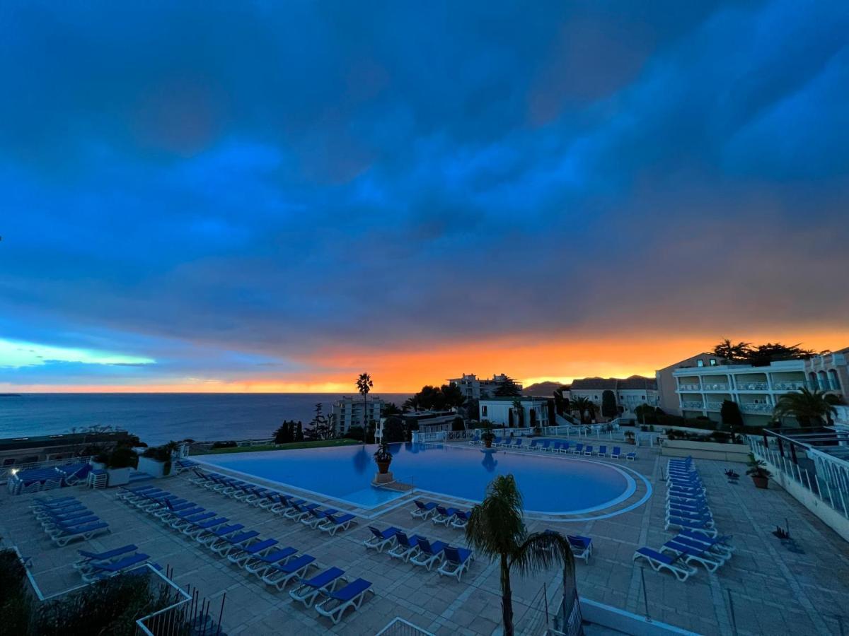 Exceptionnel Sur Cannes Vue Mer Piscine 외부 사진