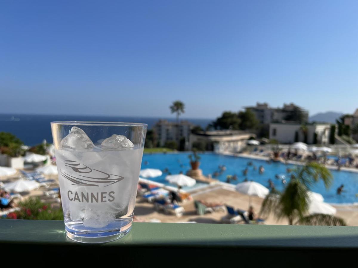 Exceptionnel Sur Cannes Vue Mer Piscine 외부 사진